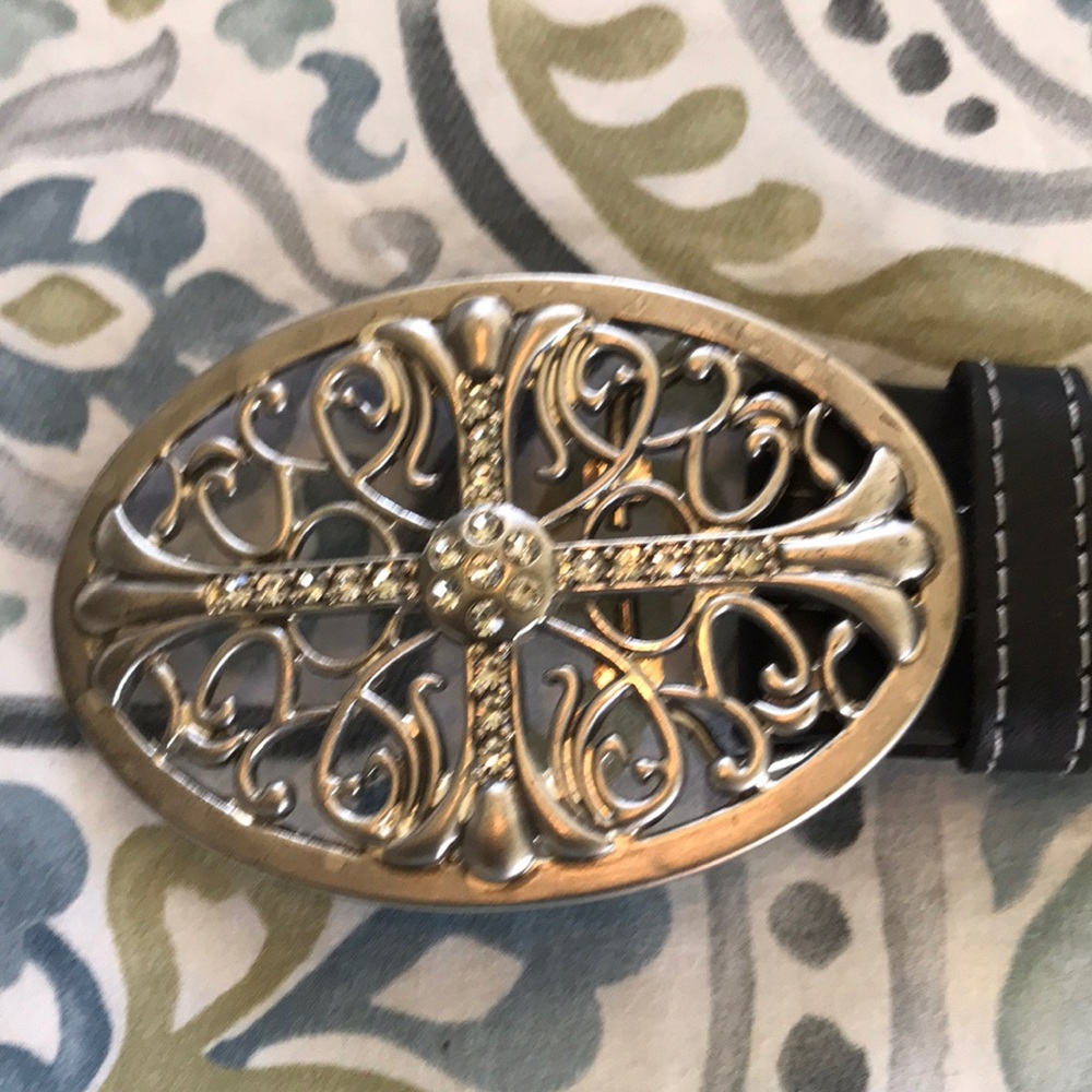 Blinged our buckle and Roper belt
